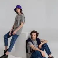 Футболка Imperial 190 серый меланж, размер XS