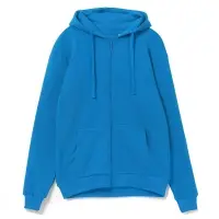 Толстовка на молнии с капюшоном Siverga 2.0, бирюзовая, размер XXL