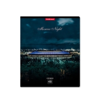 Тетрадь 48 листов в клетку, ErichKrause Moscow Night, обложка мелованный картон, блок офсет 100% белизна, МИКС (1 вид в спайке) Тетрадь 48 листов в клетку, ErichKrause Moscow Night, обложка мелованный картон, блок офсет 100% белизна, МИКС (1 вид в спайке)