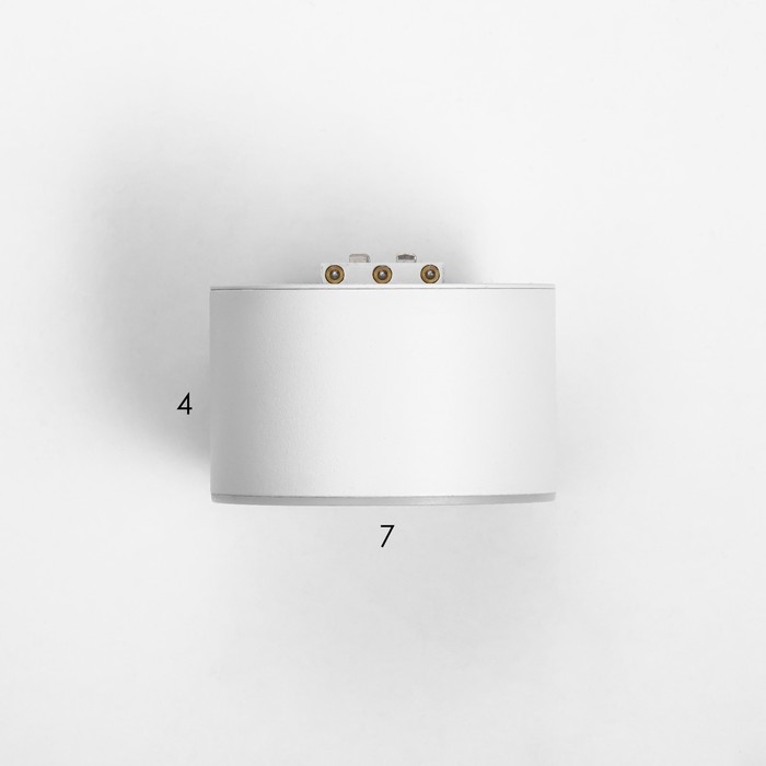 Светильник трековый SLIM Светильник трековый SLIM "Тубус" LED 5Вт 3000K-6000К 48V CRI90 белый 7х7х7см