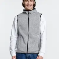 Жилет с капюшоном унисекс Gotland, серый, размер S Жилет с капюшоном унисекс Gotland, серый, размер S