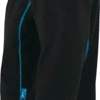 Куртка мужская Nova Men 200, черная с ярко-голубым, размер S