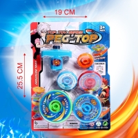 Набор волчков &laquo;Ярость тигра&raquo;, с устройством запуска, цвета МИКС