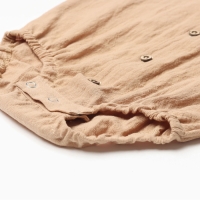 Боди-рубашка для мальчика MINAKU, цвет бежевый, размер 68-74