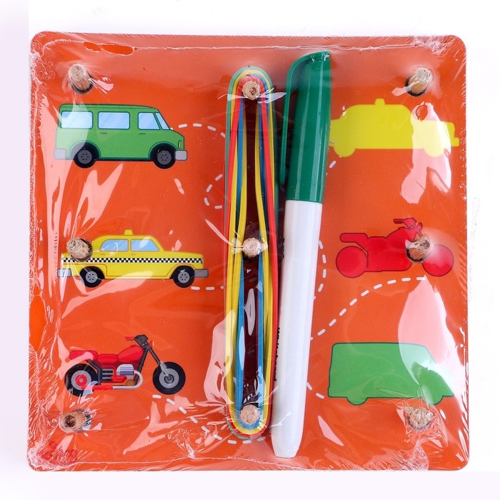 Геоборд &laquo;Математический планшет&raquo; с карточками пиши-стирай