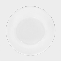 Тарелка стеклянная Invitation, d=19,5 см, цвет прозрачный