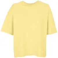 Футболка оверсайз женская Boxy Women, светло-желтая, размер L
