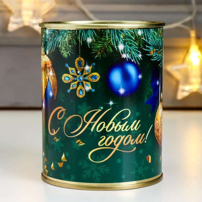 Копилка-банка металл Копилка-банка металл "С Новым Годом!"