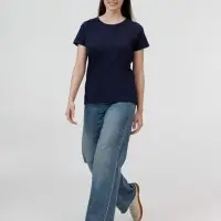 Футболка E150 женская, черная, размер XS