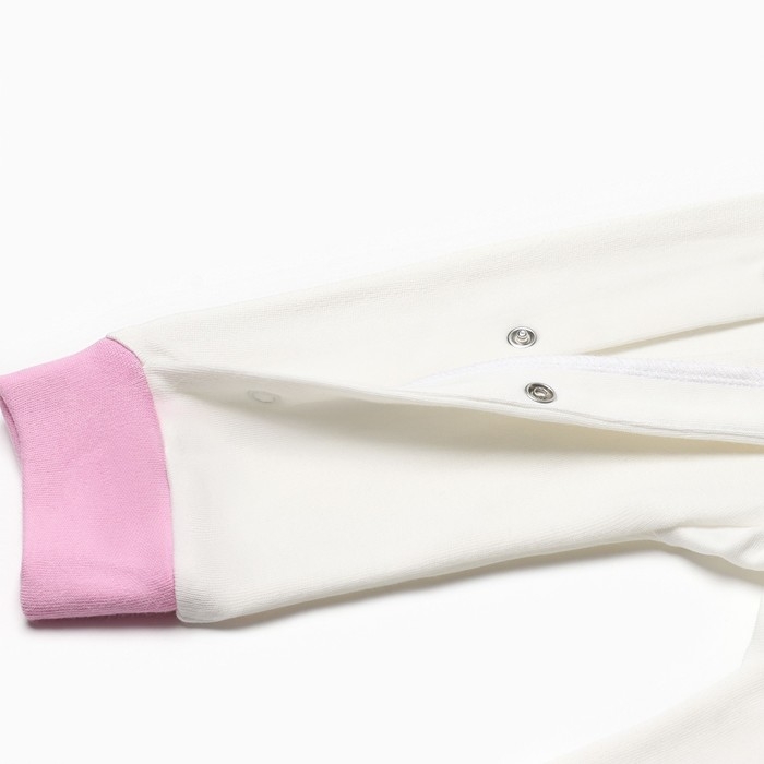 Комбинезон детский, цвет розовый, рост 68 см