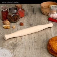 Скалка бочонок, берёза, 30×3,5 см Скалка бочонок, берёза, 30×3,5 см