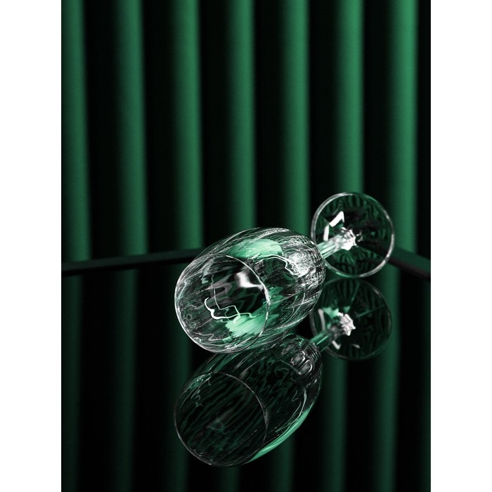 Набор бокалов для шампанского &laquo;Магнолия&raquo;, 6 шт, 210 мл