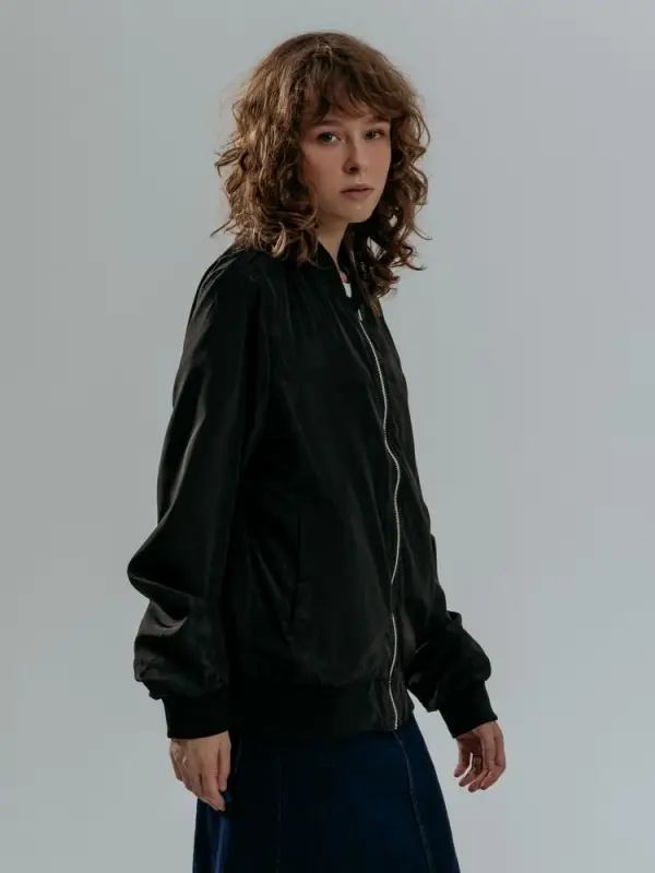 Бомбер Wigton, черный, размер 3XL