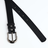 Ремень мужской, ширина 3 см, пряжка металл, цвет чёрный Ремень мужской, ширина 3 см, пряжка металл, цвет чёрный