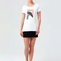 Футболка женская &laquo;Пара&raquo;, белая, размер XL