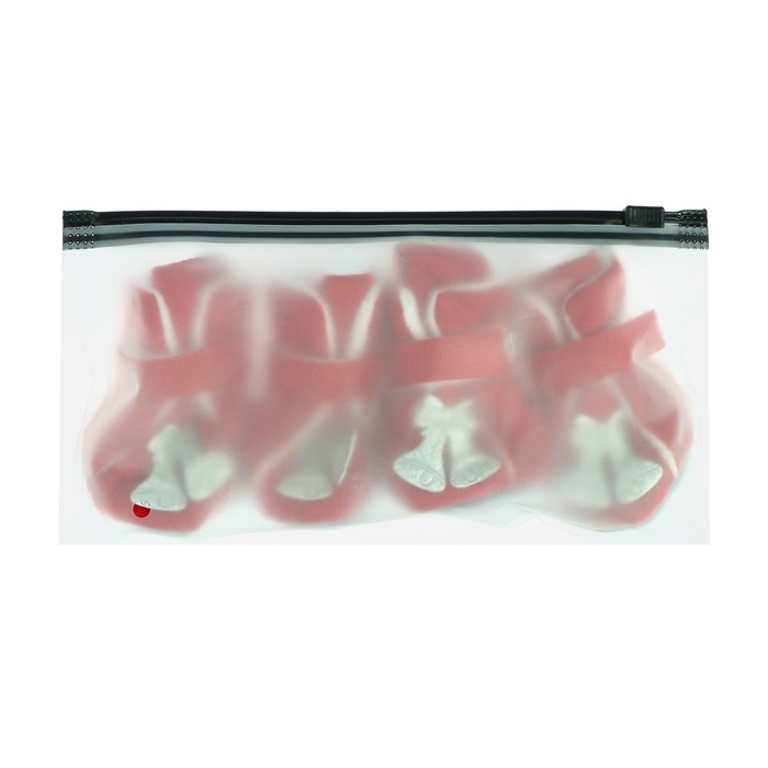 Ботинки "Бубенцы", набор 4 шт, размер S, красные