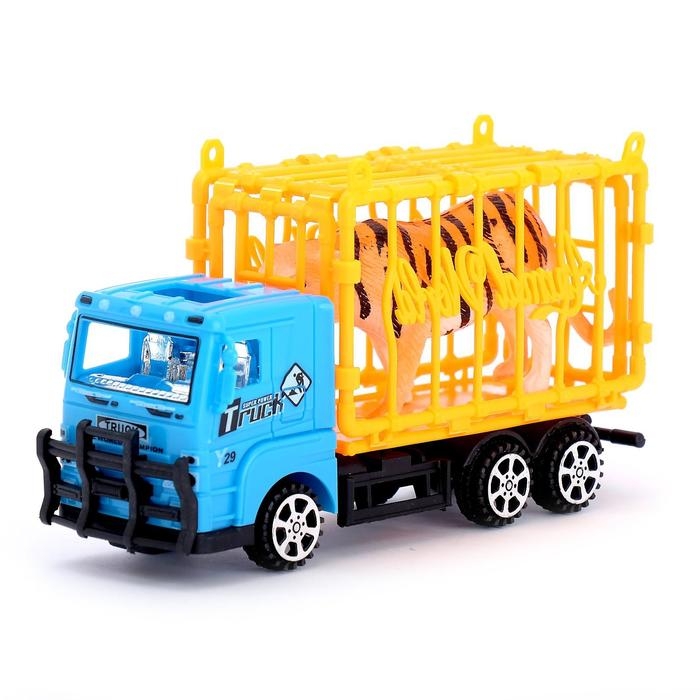 Грузовик инерционный &laquo;Зооперевозчик&raquo;, цвета МИКС