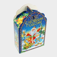 Новый год. Подарочная коробка новогодняя Фигурная "Зимняя мелодия" 16,8 х 7 х 25 см. Новый год. Подарочная коробка новогодняя Фигурная "Зимняя мелодия" 16,8 х 7 х 25 см.