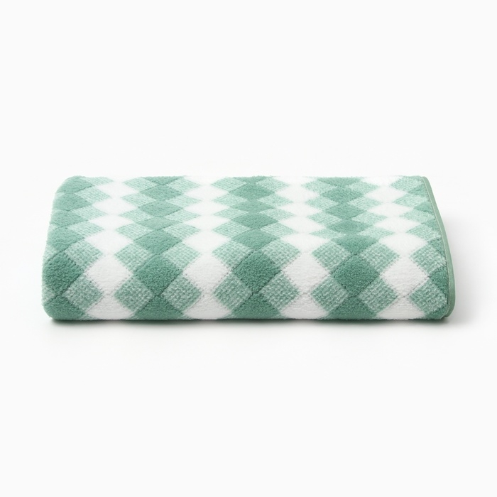 Полотенце банное Этель Полотенце банное Этель "Градиент", цв. зелёный, 70х140 см, 100% п/э, 240 г/м2