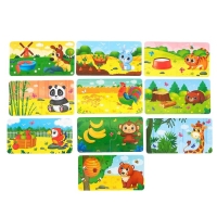 Парные пазлы «Кто что ест?» Парные пазлы «Кто что ест?»