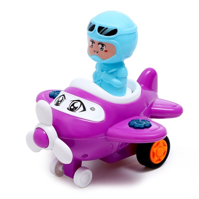 Самолет инерционный &laquo;Лайнер&raquo;, работает от нажатия, МИКС