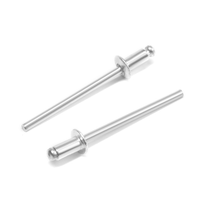 Заклёпки вытяжные ТУНДРА, алюминий-сталь, 50 шт, 3.2 х 6 мм Заклёпки вытяжные ТУНДРА, алюминий-сталь, 50 шт, 3.2 х 6 мм