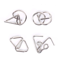 Головоломка металлическая &laquo;Загадки Менделеева&raquo;, набор 4 шт.