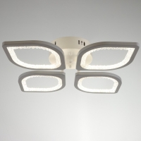 Люстра ГАЛЛОП светодиодная Ромб 70Вт LED 2700-4200К белый 38х38х9,5см