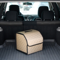 Органайзер кофр в багажник автомобиля Cartage саквояж, оксфорд стеганый, 33 см, бежевый Органайзер кофр в багажник автомобиля Cartage саквояж, оксфорд стеганый, 33 см, бежевый