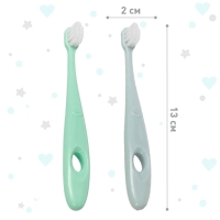 Детская зубная щетка с мягкой щетиной, нейлон, МИКС для мальчика Детская зубная щетка с мягкой щетиной, нейлон, МИКС для мальчика