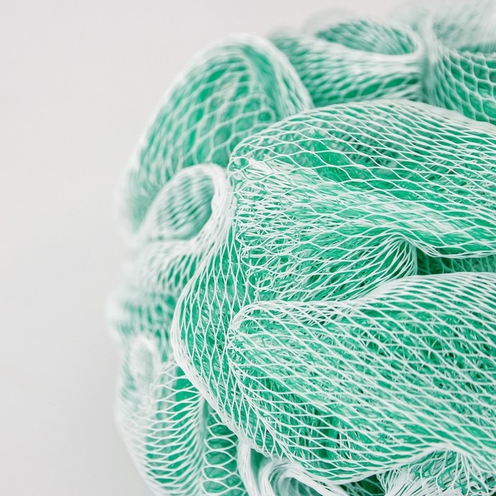 Мочалка для тела &laquo;Градиент&raquo;, 40 гр, цвет зелёный