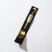 Ложка столовая из нержавеющей стали Magistro «Оску базис», длина 19,5 см, цвет золотой Ложка столовая из нержавеющей стали Magistro «Оску базис», длина 19,5 см, цвет золотой