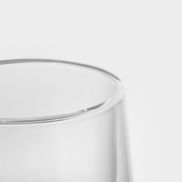 Стакан стеклянный с двойными стенками Magistro &laquo;Поль&raquo;, 400 мл