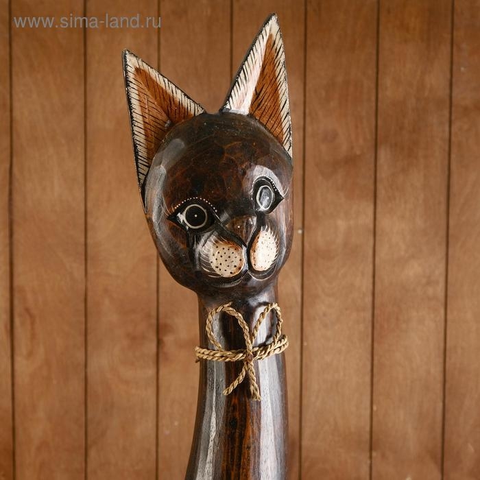 Сувенир дерево "Кошка с узором на лапках" 150х23х11 см