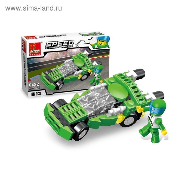 Конструктор «Спорткар», 66 деталей Конструктор «Спорткар», 66 деталей