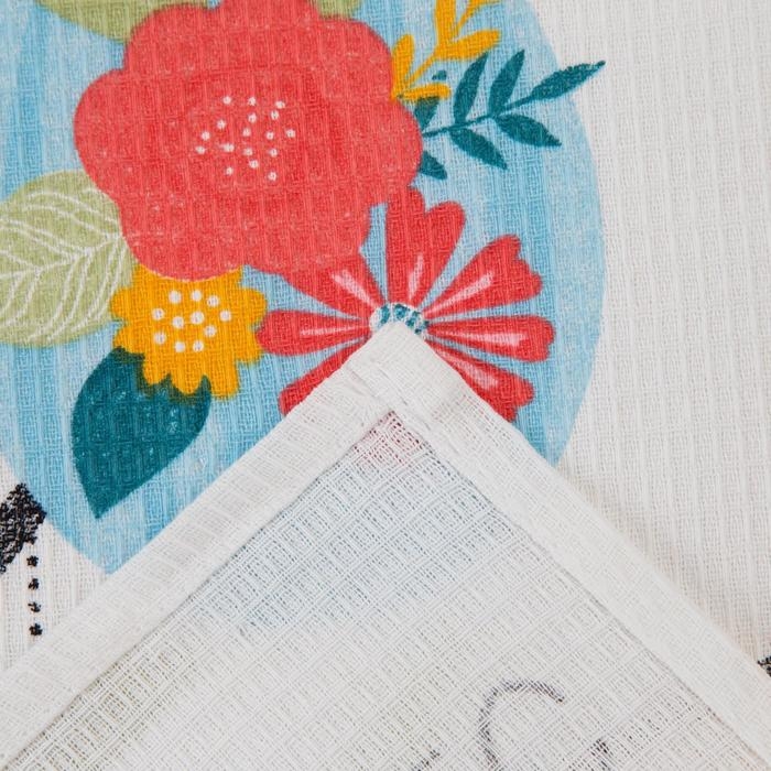 Полотенце Доляна &laquo;Христос Воскрес&raquo; 35х60 см, 100% хл, вафля 160 г/м2