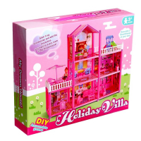 Дом для кукол «Коттедж» с куклами и аксессуарами Дом для кукол «Коттедж» с куклами и аксессуарами