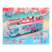 Конструктор Розовая мечта &laquo;Свадебный автобус&raquo;, 379 деталей