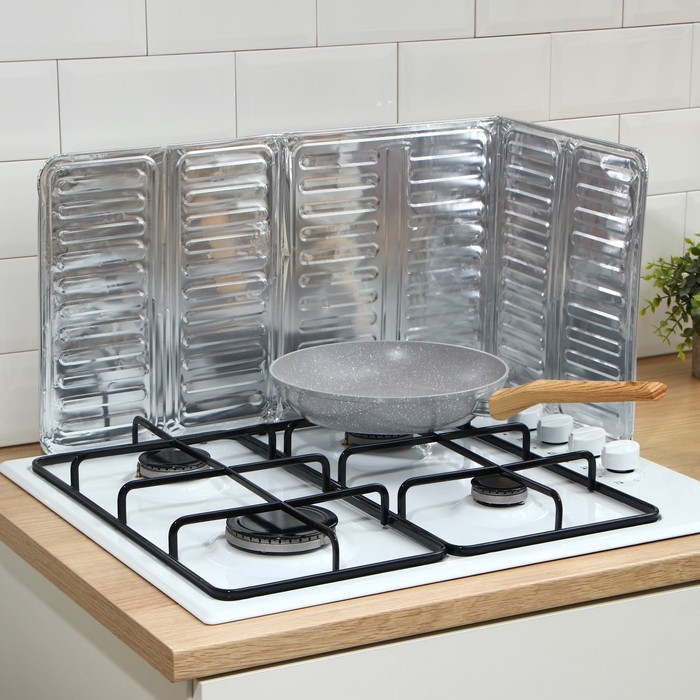 Защитное покрытие для газовой плиты Доляна, 84&times;32,5 см