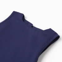 Школьный сарафан для девочки, цвет тёмно-синий, рост 140 см