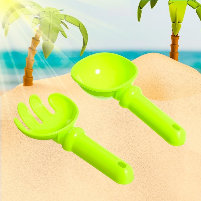 Песочный набор «Динозавр», 2 предмета, цвета МИКС Песочный набор «Динозавр», 2 предмета, цвета МИКС