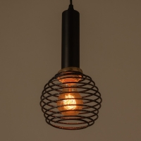 Светильник BayerLux "Берто" Е27 40Вт черно-медный 14х14х30-130 см