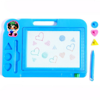 Доска магнитная с цветной крошкой, 3 штампика в комплекте, цвета МИКС Доска магнитная с цветной крошкой, 3 штампика в комплекте, цвета МИКС