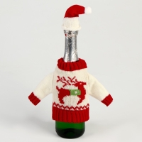 Новый год! Одежда на бутылку &laquo;Свитер с оленем&raquo;