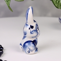 Сувенир "Заяц Степашка", гжель Сувенир "Заяц Степашка", гжель