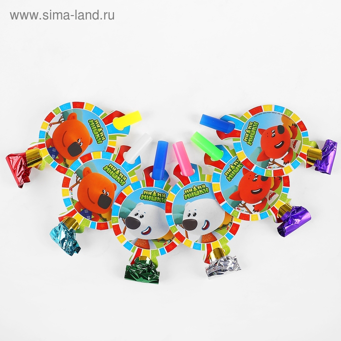 Язык-гудок &laquo;Ми-Ми-Мишки&raquo;, 6 шт.