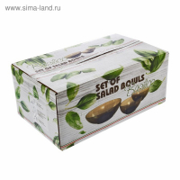 Набор салатников Basilico, 8 предметов: 6 шт d=13 см, 270 мл, 2 салатника d=20 см, 1,6 л Набор салатников Basilico, 8 предметов: 6 шт d=13 см, 270 мл, 2 салатника d=20 см, 1,6 л