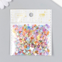 Пайетки "Плоские. Блеск золота. Ассорти блеск" набор 10 гр d-4 мм Пайетки "Плоские. Блеск золота. Ассорти блеск" набор 10 гр d-4 мм