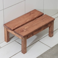 Ступенька для ванной, 39×27×19 см, с покрытием Ступенька для ванной, 39×27×19 см, с покрытием