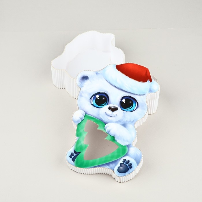 Коробка подарочная &laquo;Дружок&raquo;, 21 х 15 х 5 см, Новый год